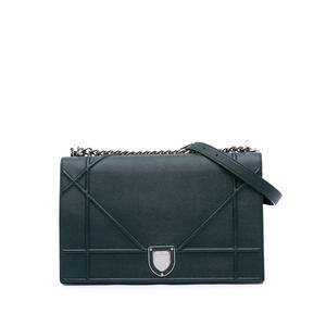 Pre-Loved Dior Large Grained Calfskin Diorama Flap